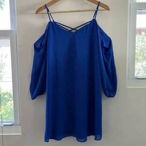 Naked Zebra blue dress